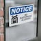 Signmission No Backpacks Allowed Sign With Symbol, 5 in W x Rectangle, Vinyl Decal OS-2PACK-NS-D-35-L-14386 - alternate 2